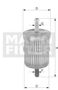 WIX FILTERS 33026 Паливний фільтр; Фільтр, система вентиляції картера
