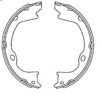 RAICAM 2075 Комплект гальмівних колодок