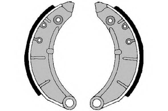 RAICAM 2084 Комплект гальмівних колодок