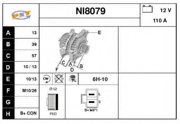 SNRA NI8079 Генератор