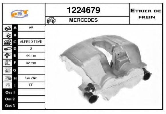 SNRA 1224679 Гальмівний супорт