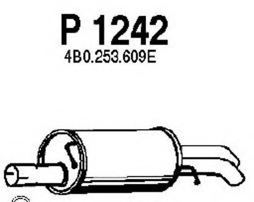 FENNO P1242 Глушник вихлопних газів кінцевий