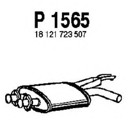 FENNO P1565 Середній глушник вихлопних газів