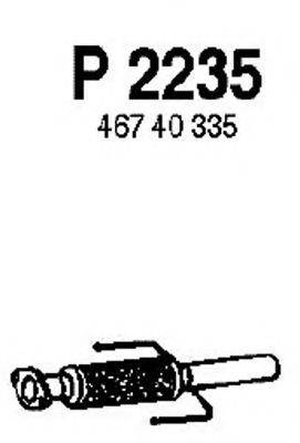 FENNO P2235 Труба вихлопного газу