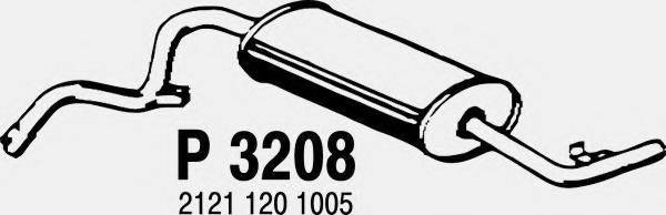 FENNO 3208 Глушник вихлопних газів кінцевий