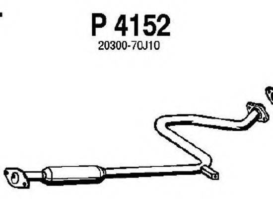 FENNO P4152 Середній глушник вихлопних газів