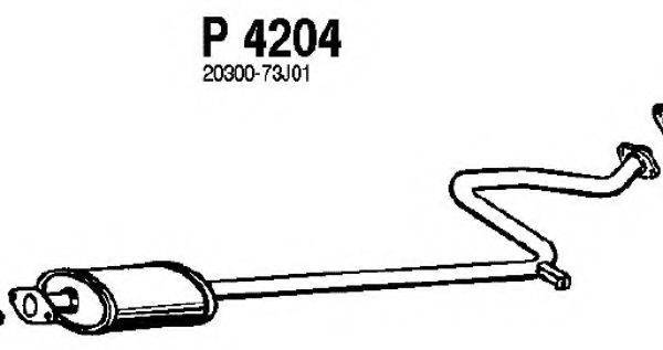 FENNO P4204 Середній глушник вихлопних газів