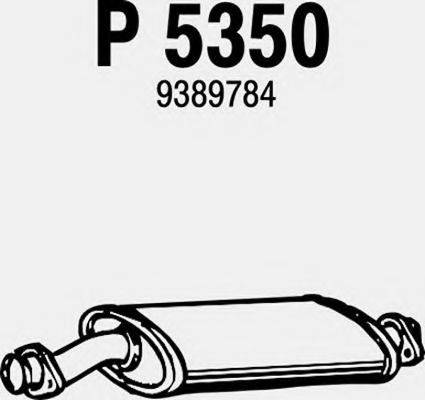FENNO 5350 Середній глушник вихлопних газів