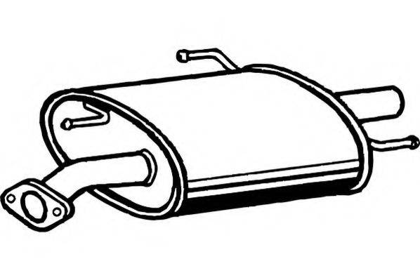 FENNO 6521 Глушник вихлопних газів кінцевий