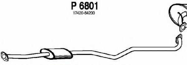 FENNO 6801 Середній глушник вихлопних газів