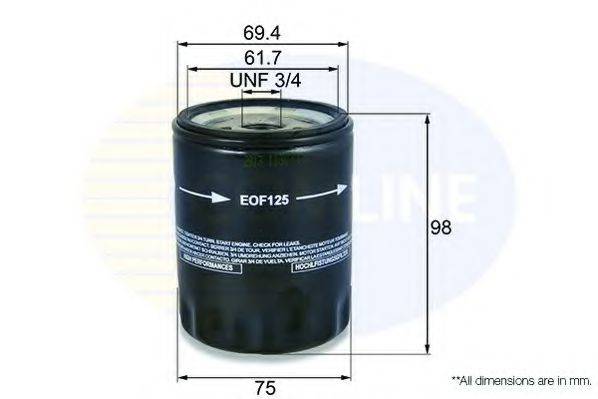 COMLINE EOF125 Масляний фільтр