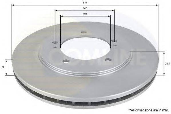 NK 205210 гальмівний диск