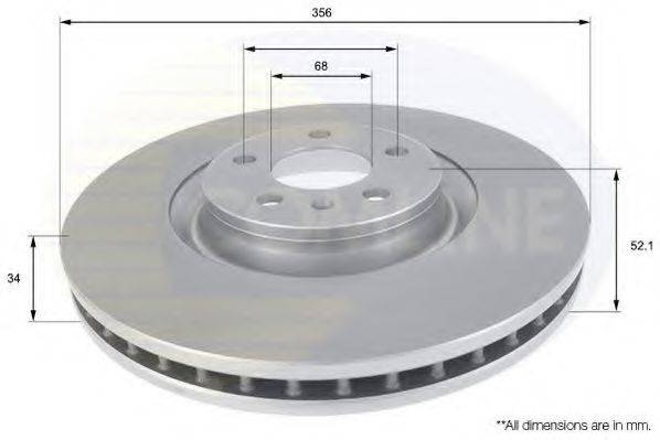 MOTAQUIP LVBD1640 гальмівний диск