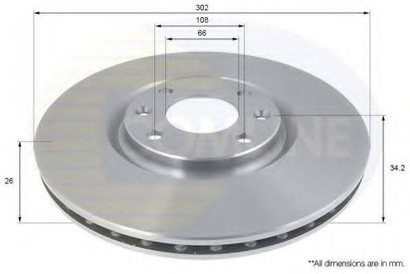 REMSA 61059.1 гальмівний диск