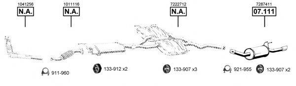 ASMET FO074550 Система випуску ОГ