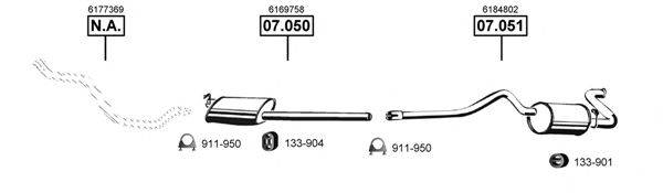 ASMET FO075120 Система випуску ОГ