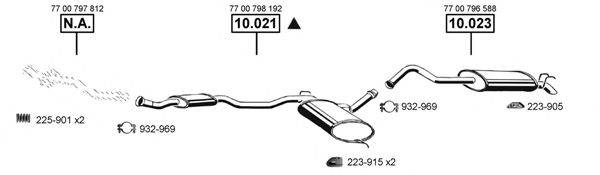 ASMET RE104510 Система випуску ОГ