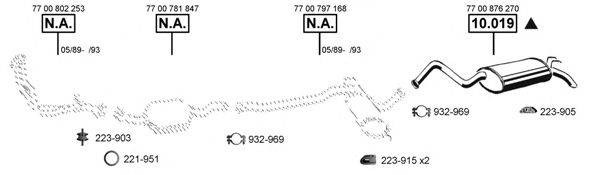 ASMET RE104690 Система випуску ОГ