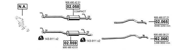 ASMET ME012375 Система випуску ОГ