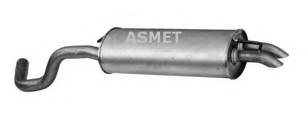 ASMET 03089 Глушник вихлопних газів кінцевий