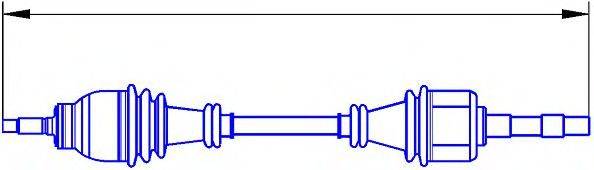 SERCORE 12913 Приводний вал