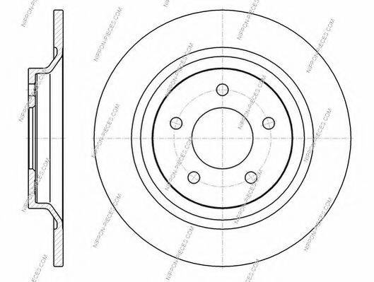 NPS DF4468 гальмівний диск