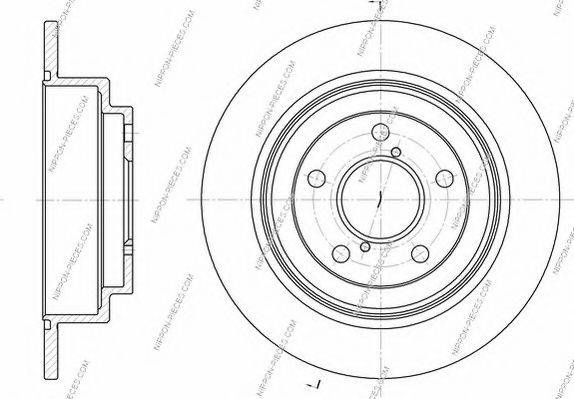 NPS DF3092 гальмівний диск