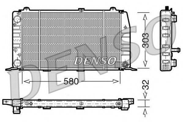 NPS DRM02010 Радіатор, охолодження двигуна