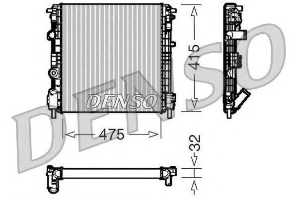 NPS 53210 Радіатор, охолодження двигуна