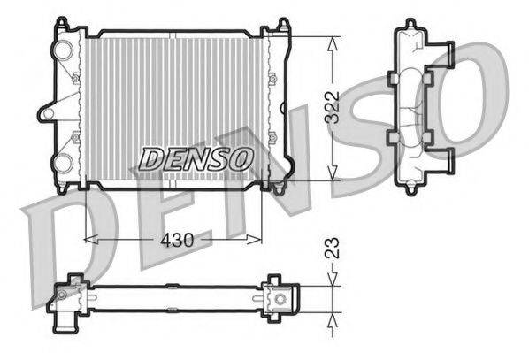 NPS DRM32033 Радіатор, охолодження двигуна