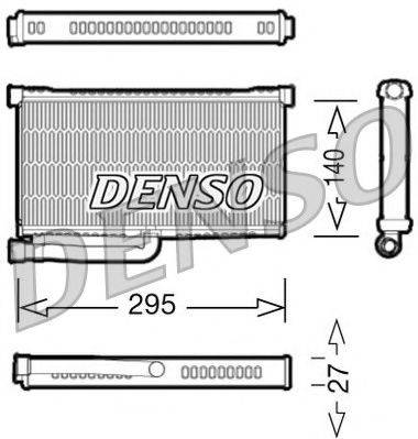 NPS DRR02004 Теплообмінник, опалення салону