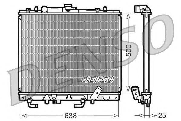 NPS DRM45016 Радіатор, охолодження двигуна