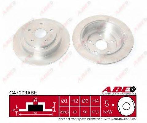 ABE C47003ABE гальмівний диск
