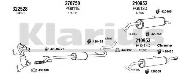 KLARIUS 631236E Система випуску ОГ