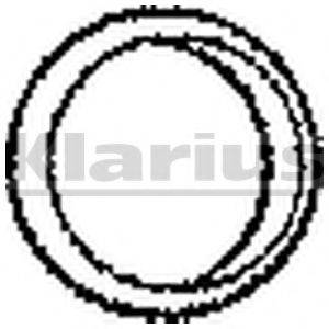 KLARIUS 410083 Прокладка, труба вихлопного газу