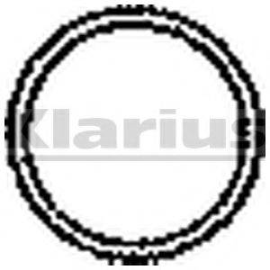 KLARIUS 410157 Прокладка, труба вихлопного газу