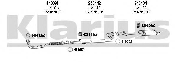 KLARIUS 420043E Система випуску ОГ