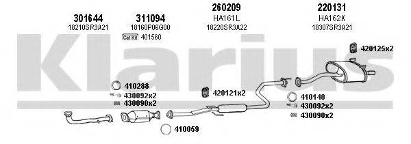 KLARIUS 420079E Система випуску ОГ