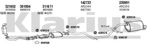 KLARIUS 030298E Система випуску ОГ