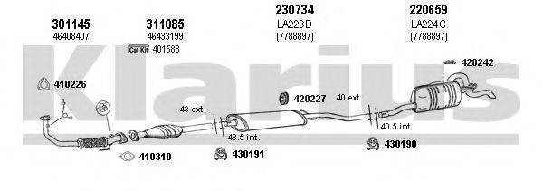 KLARIUS 510221E Система випуску ОГ