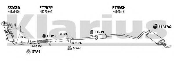 KLARIUS 330928U Система випуску ОГ