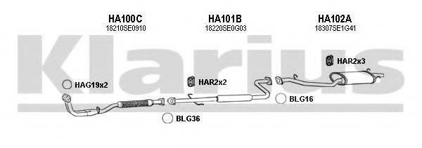 KLARIUS 420043U Система випуску ОГ