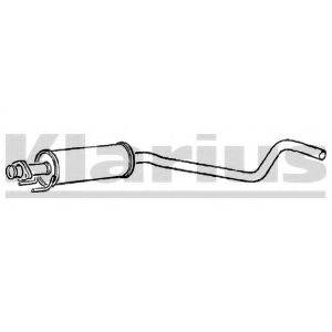 KLARIUS GM259W Середній глушник вихлопних газів