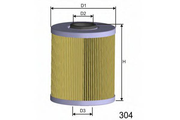 MISFAT F105 Паливний фільтр