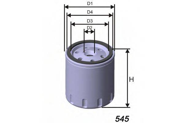 MISFAT Z169 Масляний фільтр
