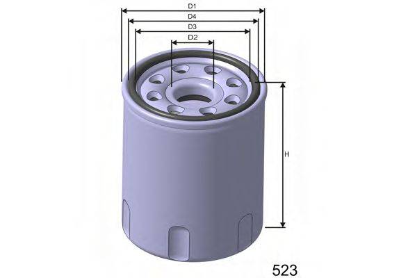 MISFAT Z263 Масляний фільтр