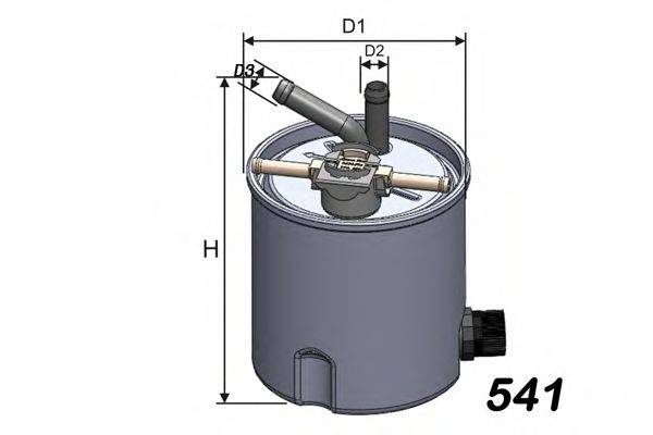 MISFAT M556 Паливний фільтр
