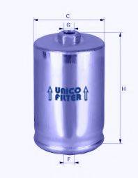 UNICO FILTER FI7126 Паливний фільтр