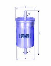 UNICO FILTER FI5163 Паливний фільтр