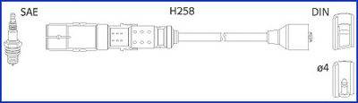 HITACHI 134780 Комплект дротів запалювання